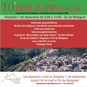 10a edició de la Fira de les Aspres del Montsec a Òs de Balaguer, 2019 10a edició de la Fira de les Aspres del Montsec a Òs de Balaguer, 2019