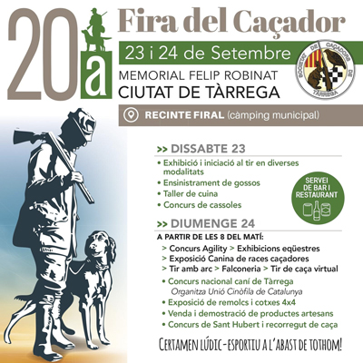 20a Fira del Caçador 'Ciutat de Tàrrega', Tàrrega, 2023 20a Fira del Caçador 'Ciutat de Tàrrega', Tàrrega, 2023