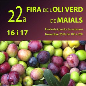 22a edició de la Fira de l'Oli Verd a Maials 22a edició de la Fira de l'Oli Verd a Maials