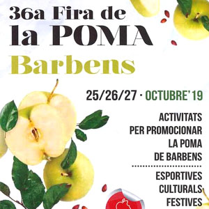 36a edició de la Fira de la Poma de Barbens, 2019 36a edició de la Fira de la Poma de Barbens, 2019