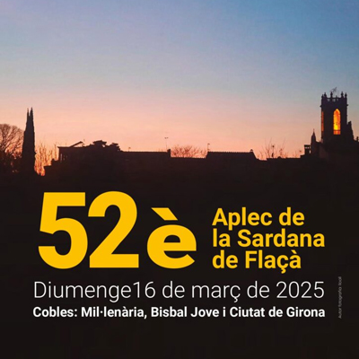 52è Aplec de la Sardana de Flaçà, 2025