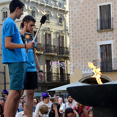 Flama del Canigó Igualada