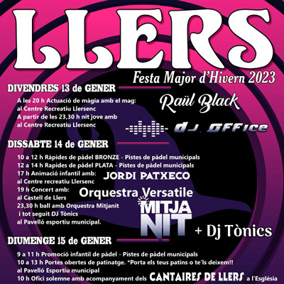 Festa Major d'Hivern de Llers 2023 Festa Major d'Hivern de Llers 2023