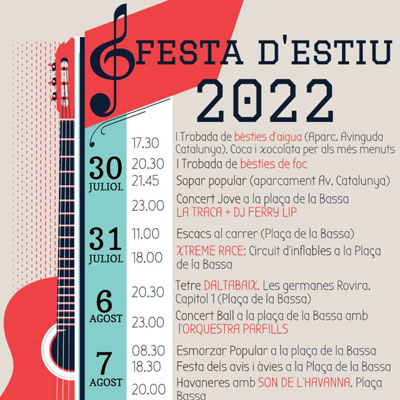 Festa d'estiu de la Pobla de Montornès 2022 Festa d'estiu de la Pobla de Montornès 2022
