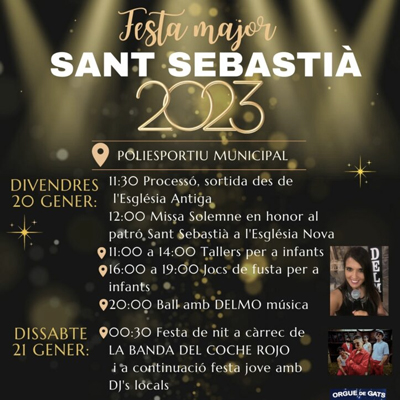 Festa Major de Sant Sebastià a Alfarràs, 2023