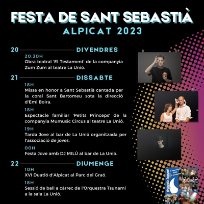 Festa Major de Sant Sebastià a Alpicat, 2023 Festa Major de Sant Sebastià a Alpicat, 2023