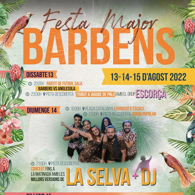 Festa Major de Barbens, 2022 Festa Major de Barbens, 2022
