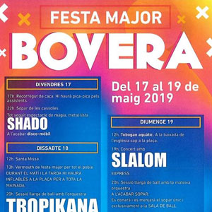 Festa Major de Bovera 2019 Festa Major de Bovera 2019