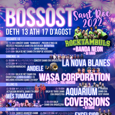 Festa Major de Bòssost, 2022 Festa Major de Bòssost, 2022