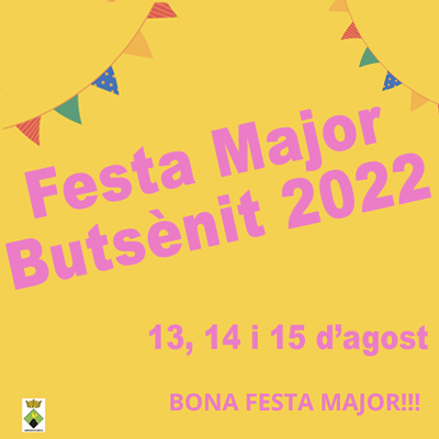 Festa Major de Butsènit d'Urgell, Festa Major, Butsènit d'Urgell, Montgai, 2022 Festa Major de Butsènit d'Urgell, Festa Major, Butsènit d'Urgell, Montgai, 2022
