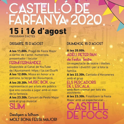 Festa Major de Castelló de Farfanya, 2020 Festa Major de Castelló de Farfanya, 2020