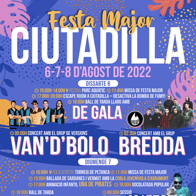 Festa Major de Ciutadilla, 2022