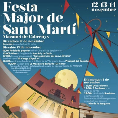 Festa Major de Sant Martí a Maçanet de Cabrenys, 2021 Festa Major de Sant Martí a Maçanet de Cabrenys, 2021