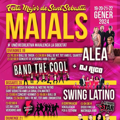 Festa Major de Sant Sebastià a Maials, 2024 Festa Major de Sant Sebastià a Maials, 2024