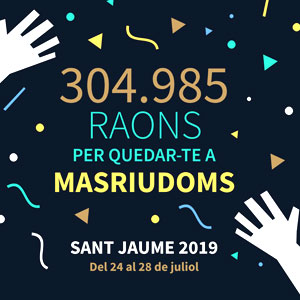 Festa major de Sant Jaume a Masriudoms, Vandellòs i L'Hospitalet de l'Infant, 2019 Festa major de Sant Jaume a Masriudoms, Vandellòs i L'Hospitalet de l'Infant, 2019