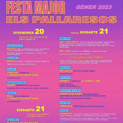 Festa Major de Sant Sebastià als Pallaresos, 2023