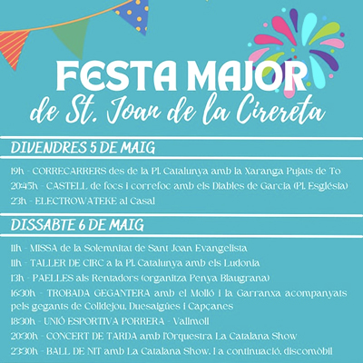 Festa Major de Sant Joan de la Cirereta a Porrera, 2023 Festa Major de Sant Joan de la Cirereta a Porrera, 2023