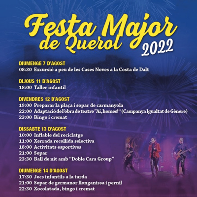 Festa Major de Querol, 2022 Festa Major de Querol, 2022