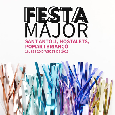 Festa Major de Sant Antolí, Hotalets, Pomar i Birançó, Ribera d'Ondara, 2023 Festa Major de Sant Antolí, Hotalets, Pomar i Birançó, Ribera d'Ondara, 2023