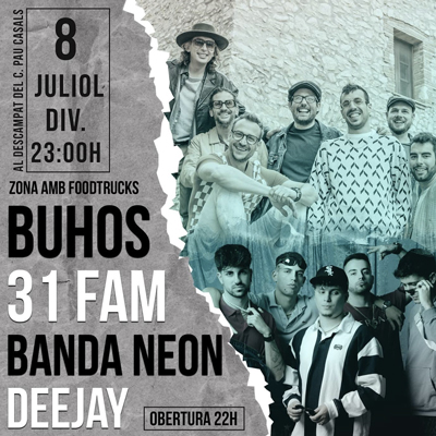 Concerts de Festa Major de la Riera de Gaià, 2022