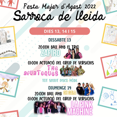 Festa Major d'Estiu de Sarroca de Lleida, 2022