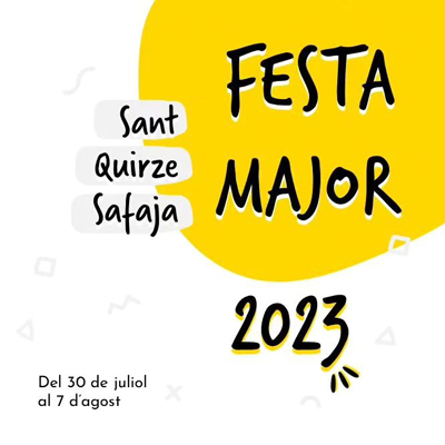 Festa Major de Sant Quirze Safaja, 2023 Festa Major de Sant Quirze Safaja, 2023