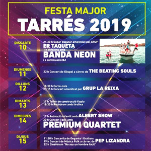 Festa Major de Tarrés, 2019 Festa Major de Tarrés, 2019