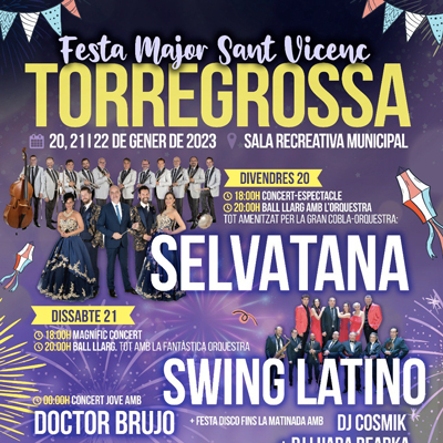 Festa Major d'Hivern de Torregrossa, 2023