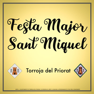 Festa Major de Torroja del Priorat, 2021