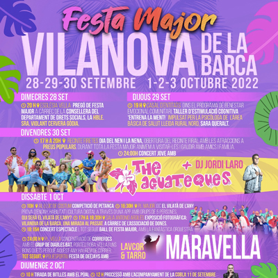 Festa Major de Vilanova de la Barca, 2022 Festa Major de Vilanova de la Barca, 2022