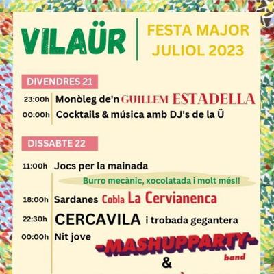 Festa Major de Vilaür, 2023 Festa Major de Vilaür, 2023
