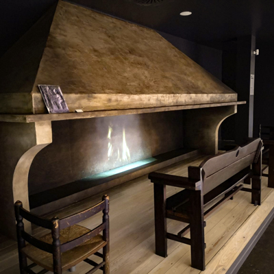 Llar de foc del Museu Etnogràfic de Ripoll Llar de foc del Museu Etnogràfic de Ripoll