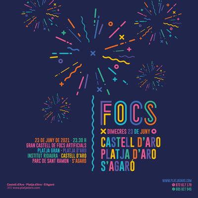 Gran castell de focs artificials - Castell - Platja d'Aro 2021 Gran castell de focs artificials - Castell - Platja d'Aro 2021