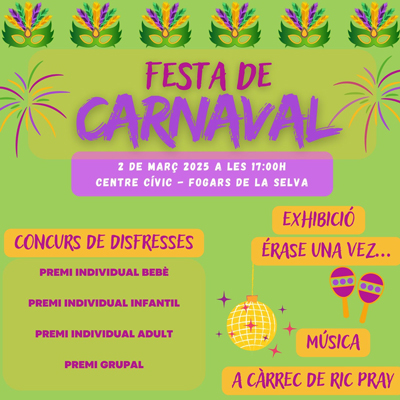 Carnestoltes a Fogars de la Selva, 2025 Carnestoltes a Fogars de la Selva, 2025