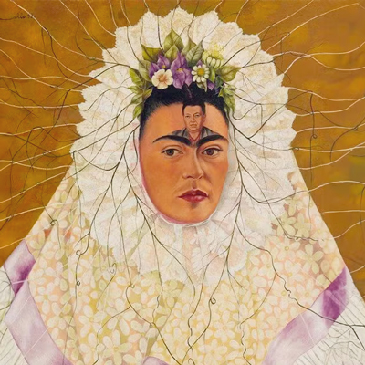 'Autorretrato como tehuana', 'Diego en mi mente', Frida Kahlo