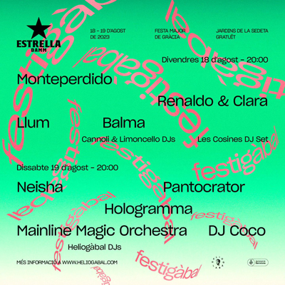 Festigàbal, Heliogàbal, Barcelona, 2023 Festigàbal, Heliogàbal, Barcelona, 2023