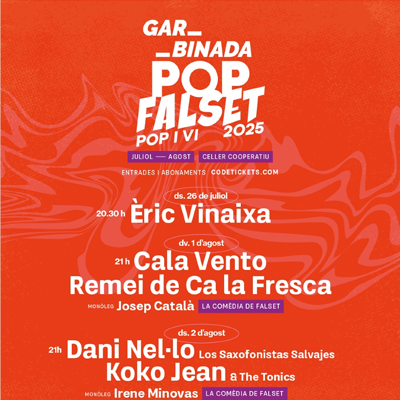 Garbinada Pop, Falset, 2025