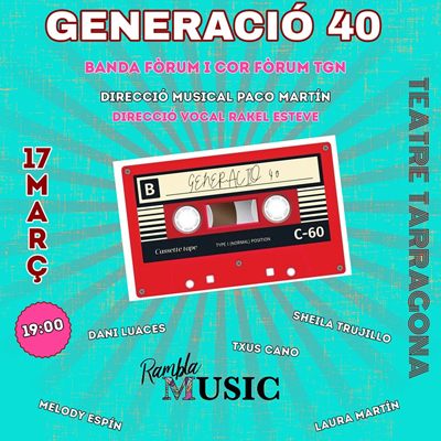 Concert 'Generació 40' de Rambla Music i La Banda Fòrum