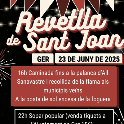 Revetlla de Sant Joan a Ger, 2025