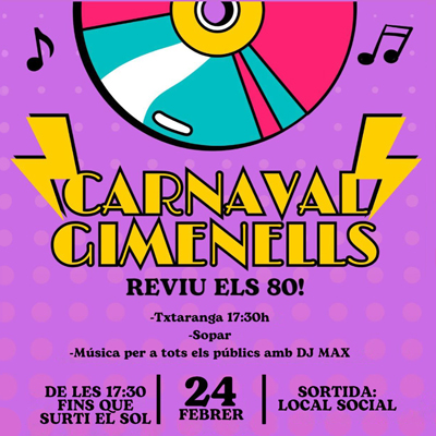Festa de Carnaval a Gimenells, 2024 Festa de Carnaval a Gimenells, 2024