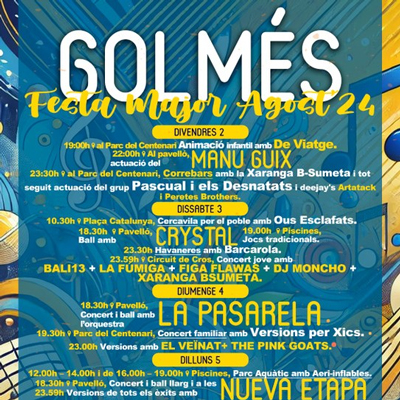 Festa Major de Golmés, 2024 Festa Major de Golmés, 2024