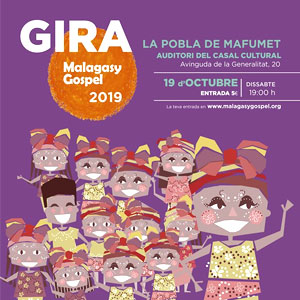 Concert de Malagasy Gospel a la Pobla de Mafumet, 2019