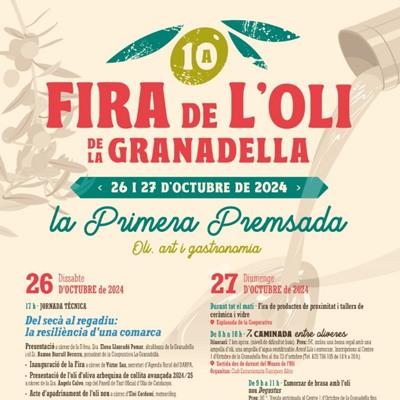 10a Fira de l'Oli de la Granadella 'La Primera Premsada', 2024 10a Fira de l'Oli de la Granadella 'La Primera Premsada', 2024