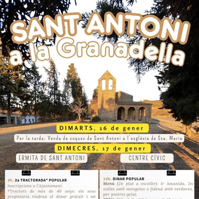Festa Major de Sant Antoni de La Granadella, 2024 Festa Major de Sant Antoni de La Granadella, 2024