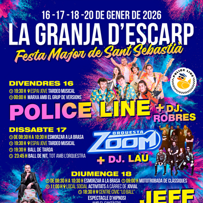 Festa Major d'Hivern de La Granja d'Escarp, 2026 Festa Major d'Hivern de La Granja d'Escarp, 2026