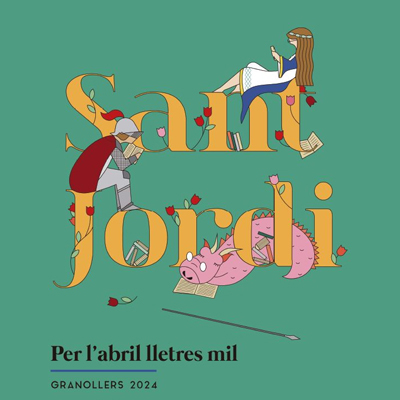 Diada de Sant Jordi a Granollers, 2024