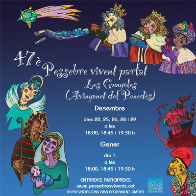 Pessebre vivent parlat de les Gunyoles