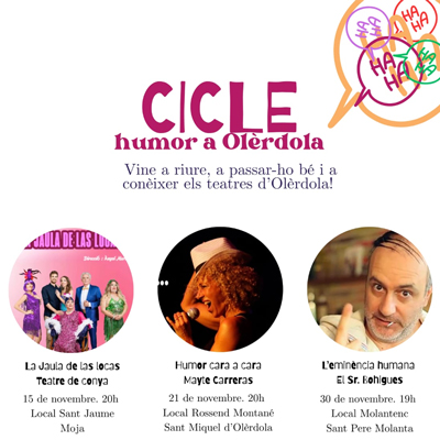 Cicle d'Humor a Olèrdola, 2025 Cicle d'Humor a Olèrdola, 2025