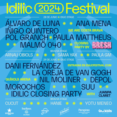 Idilic Festival - Sant Feliu de Guíxols 2024 Idilic Festival - Sant Feliu de Guíxols 2024