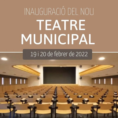 Inauguració del nou Teatre Municipal d'Alp, 2022 Inauguració del nou Teatre Municipal d'Alp, 2022